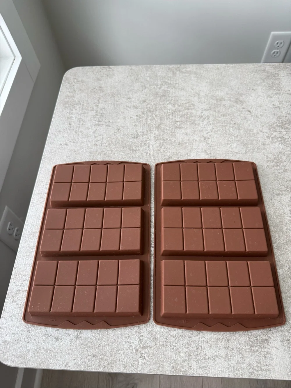 Target Brown Silicone Chocolate Bar Mold Tray Set